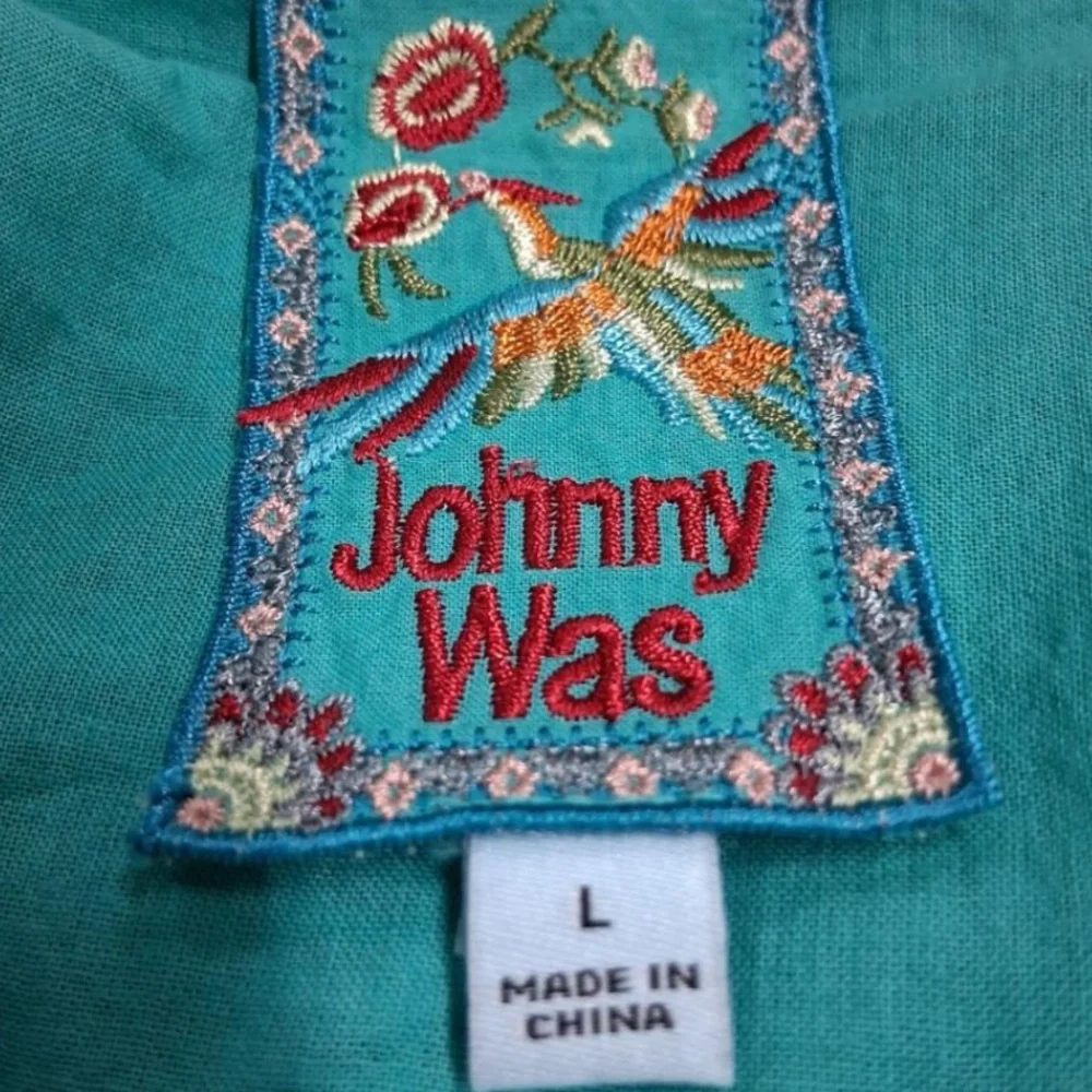 Johnny Was Happy Rosabel Eyelet Shift Dress - Picture 2 of 7